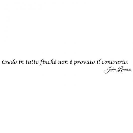 Credo in tutto