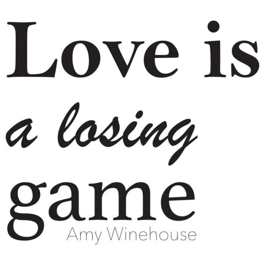 Love is a losing game