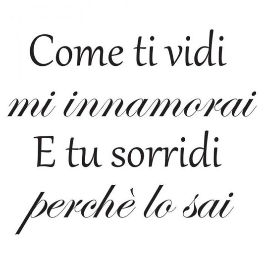 Come ti vidi