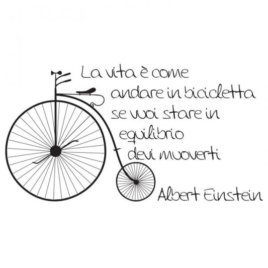 La vita è come andare in bicicletta