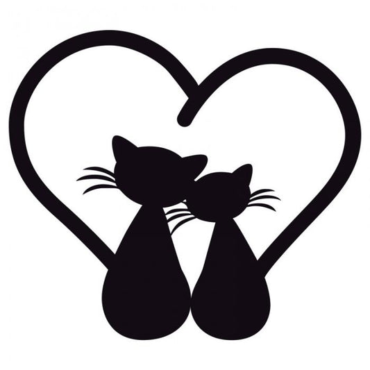Gatti con cuore