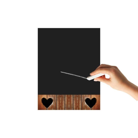 Lavagna cuori legno