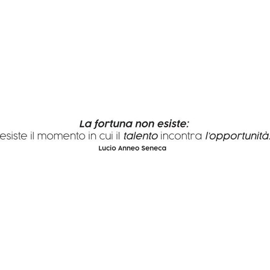 La fortuna non esiste