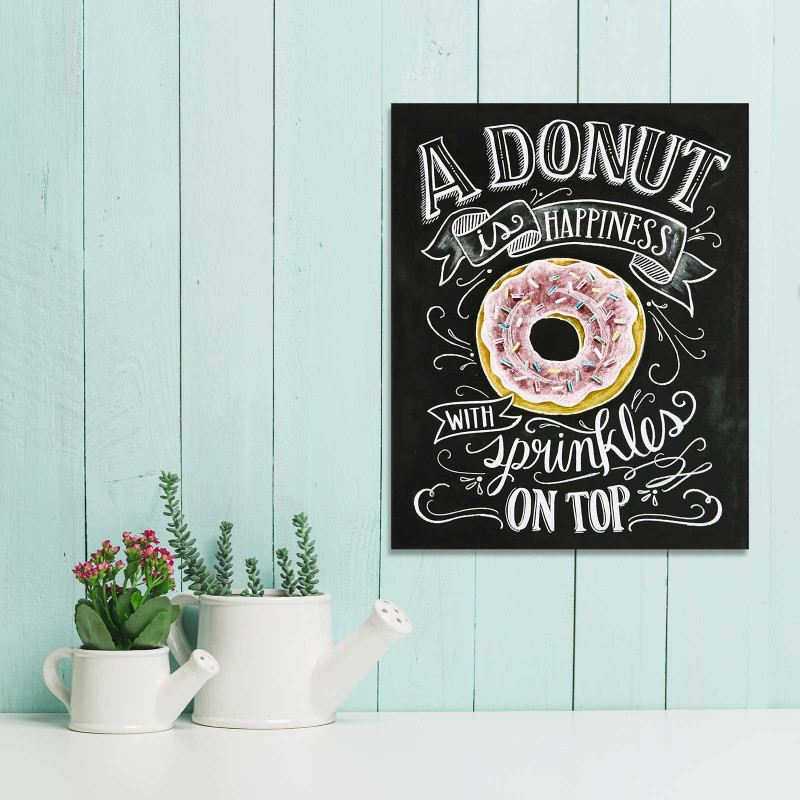 Chalkboard Art Donut