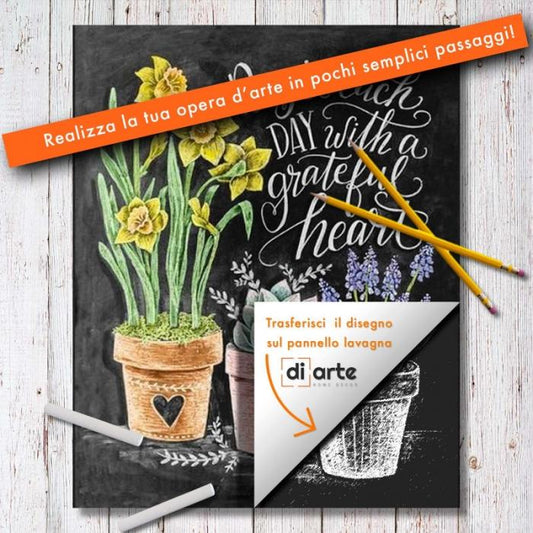 Chalkboard Art Grateful Heart