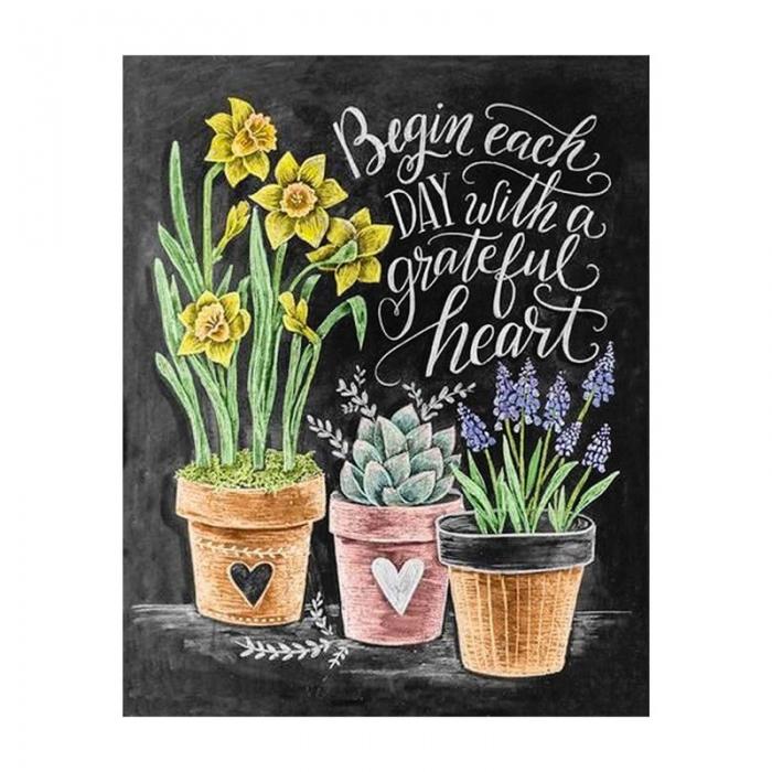 Chalkboard Art Grateful Heart