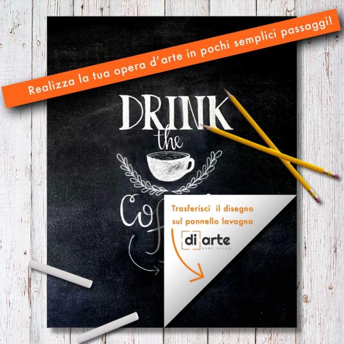 Chalkboard Art Drink the Coffee