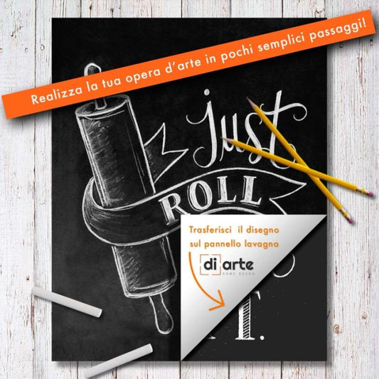 Chalkboard Art Roll with it