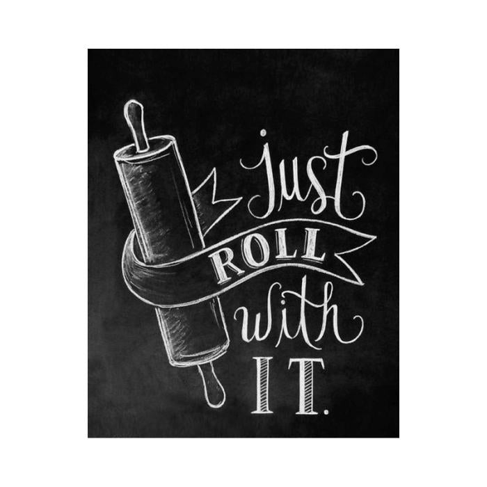 Chalkboard Art Roll with it