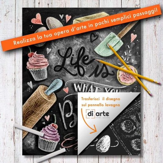 Chalkboard Art Bake it