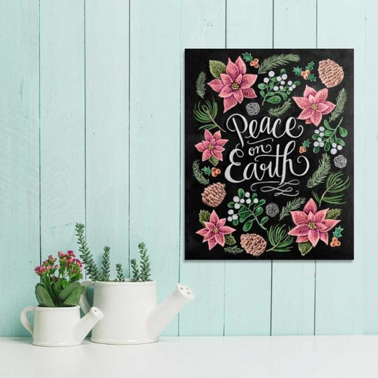 Chalkboard Art Peace on Earth