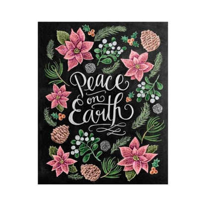 Chalkboard Art Peace on Earth