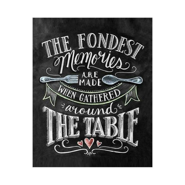 Chalkboard Art Table