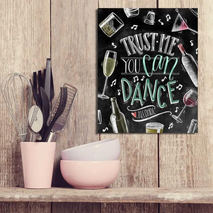 Chalkboard Art Dance