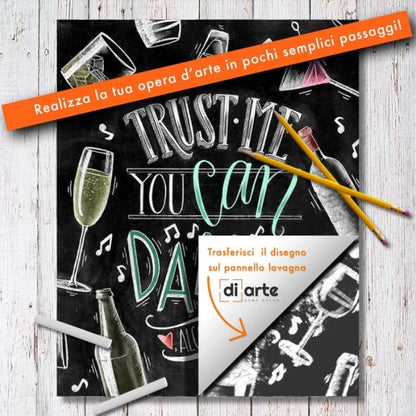 Chalkboard Art Dance