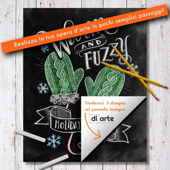 Chalkboard Art Holiday wishes