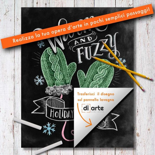 Chalkboard Art Holiday wishes