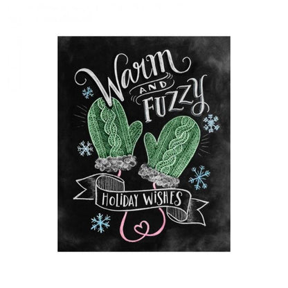 Chalkboard Art Holiday wishes