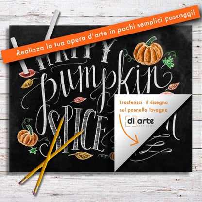 Chalkboard Art Pumpkin spice