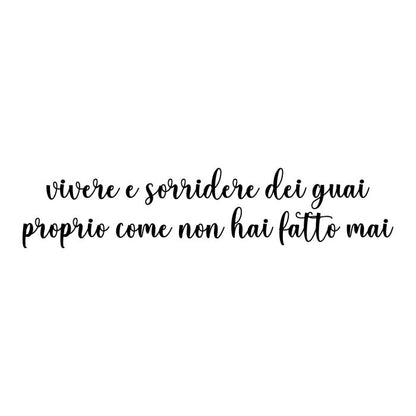 Vivere e sorridere dei guai