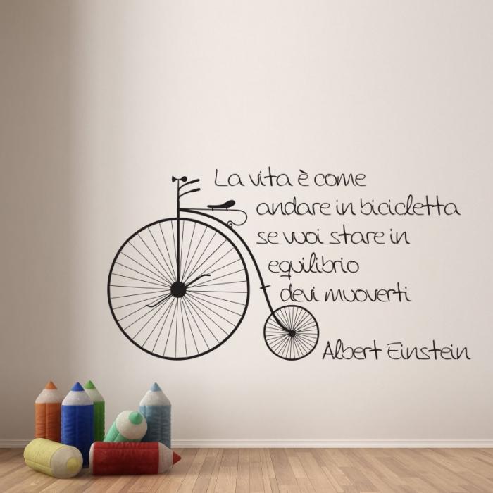 La vita è come andare in bicicletta