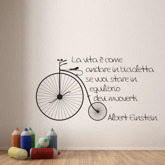 La vita è come andare in bicicletta