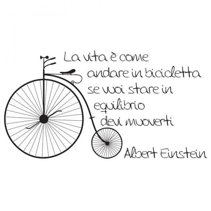 La vita è come andare in bicicletta