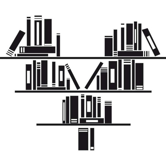 Scaffale con libri