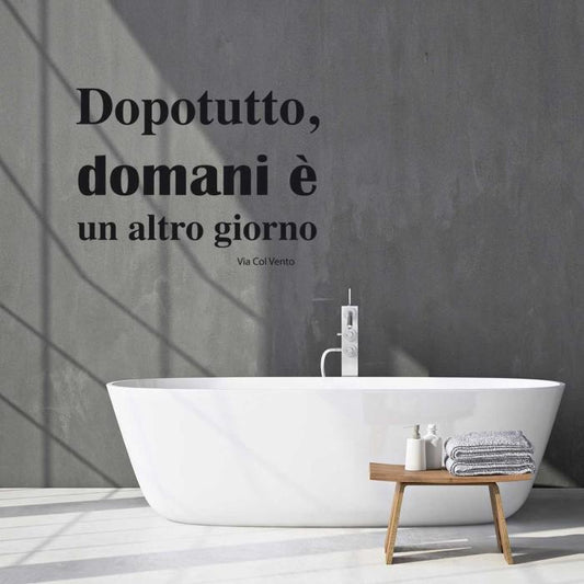 Dopotutto domani...