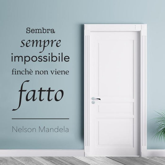 Sembra sempre impossibile