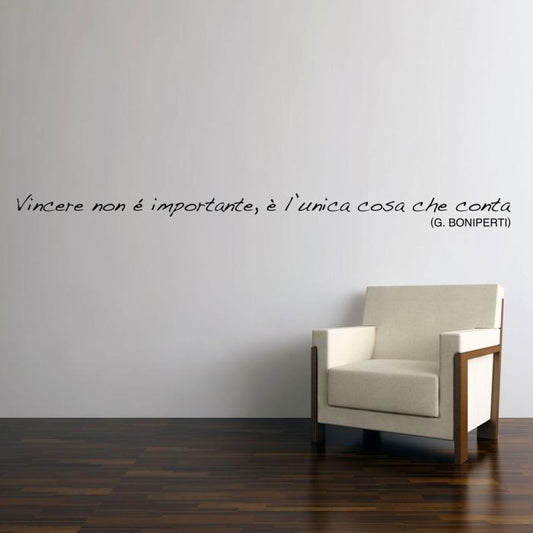 Vincere non è importante