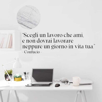 Scegli un lavoro che ami