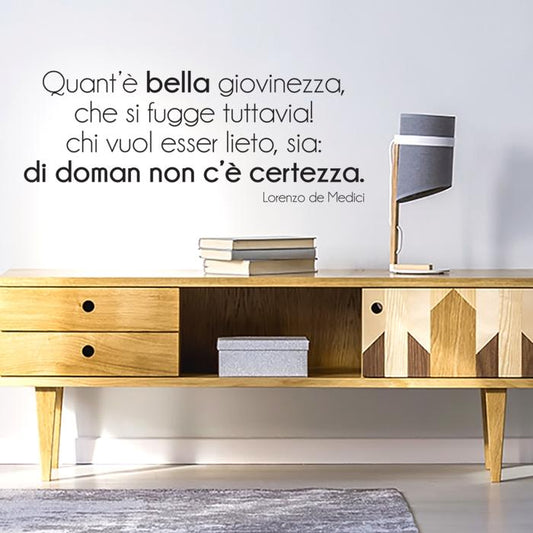 Quant'è bella giovinezza