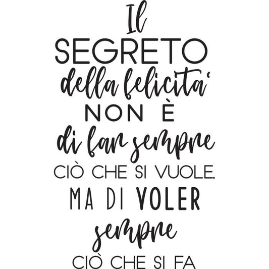 Il segreto della felicità