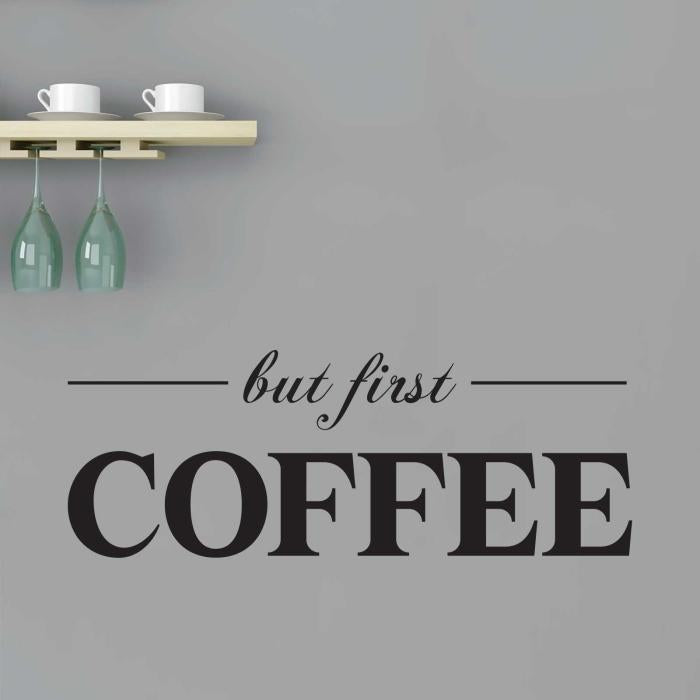 But first coffee