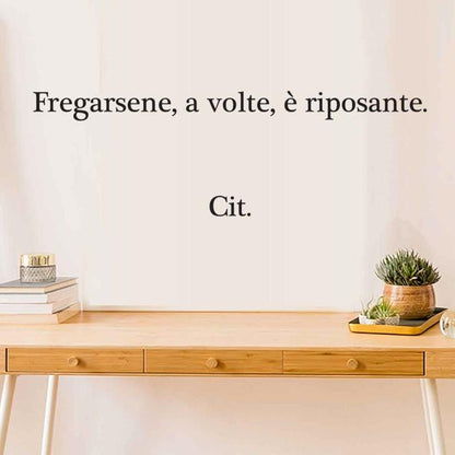 Fregarsene a volte è la risposta