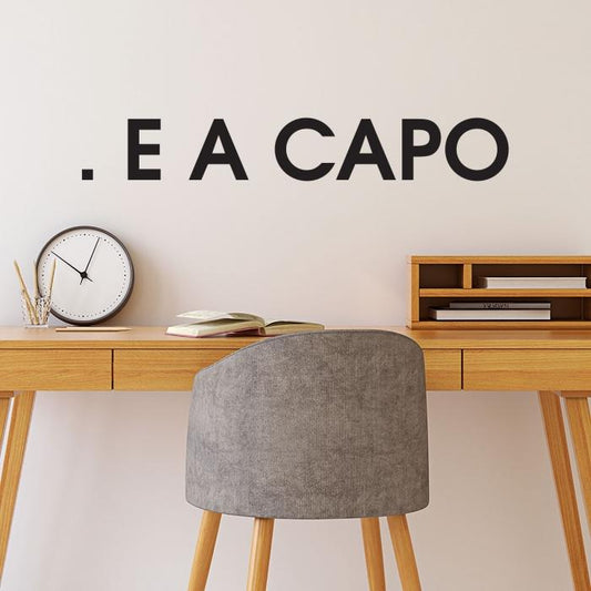 E a capo