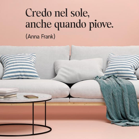 Credo nel sole anche quando piove