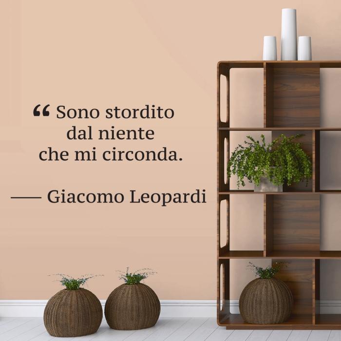 Sono stordito dal niente