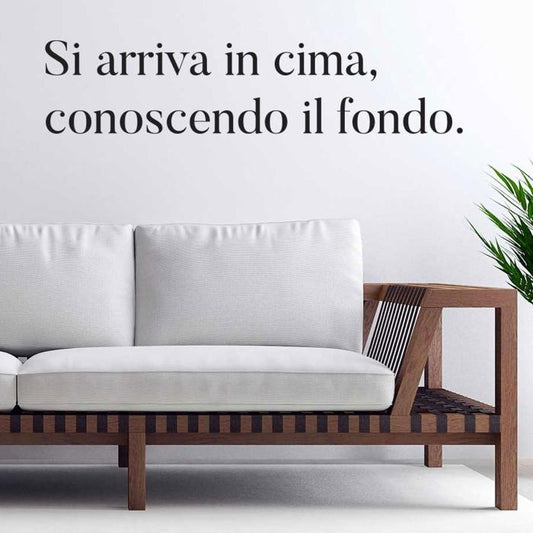 Si arriva in cima