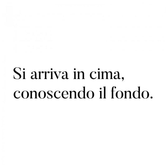 Si arriva in cima