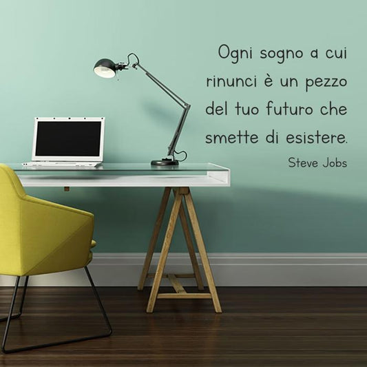 Ogni sogno a cui rinunci