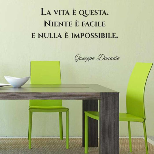 La vita è questa