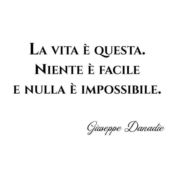 La vita è questa