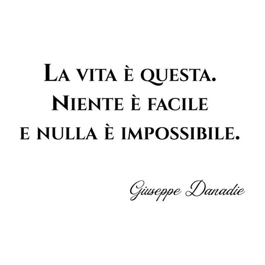 La vita è questa