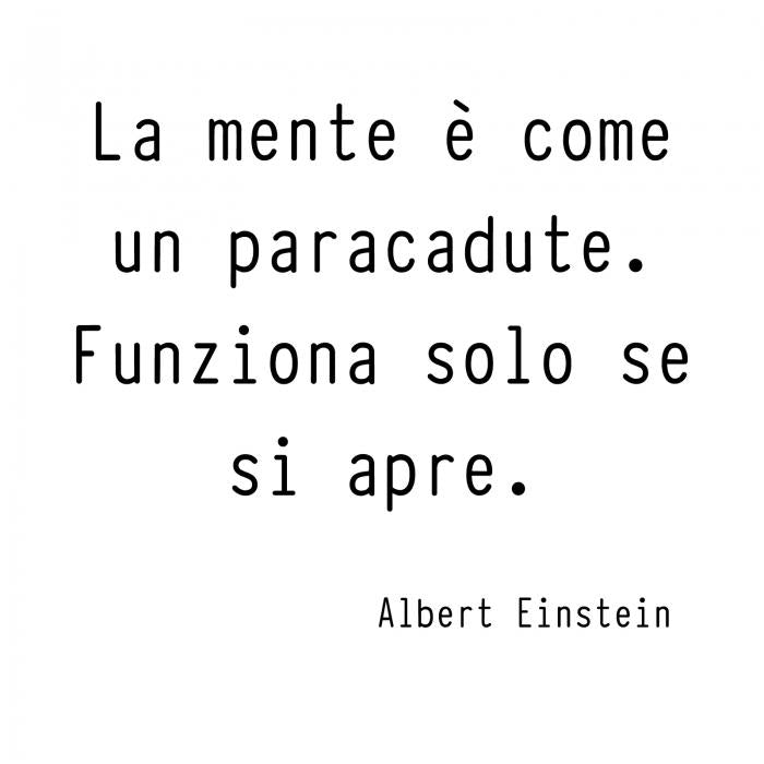 La mente è come un paracadute
