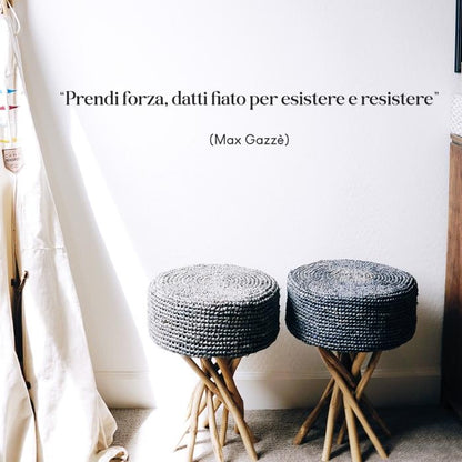 Prendi forza datti fiato per esistere e resistere