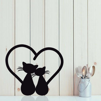 Gatti con cuore